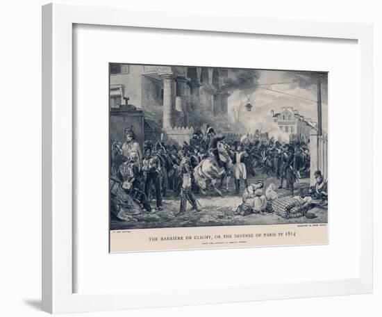 The Barriere De Clichy-null-Framed Giclee Print