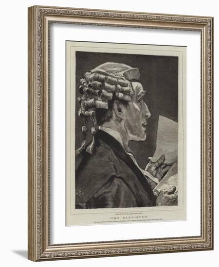 The Barrister-William Small-Framed Giclee Print