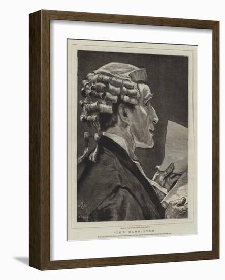 The Barrister-William Small-Framed Giclee Print