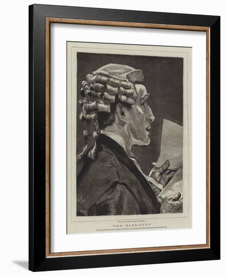 The Barrister-William Small-Framed Giclee Print