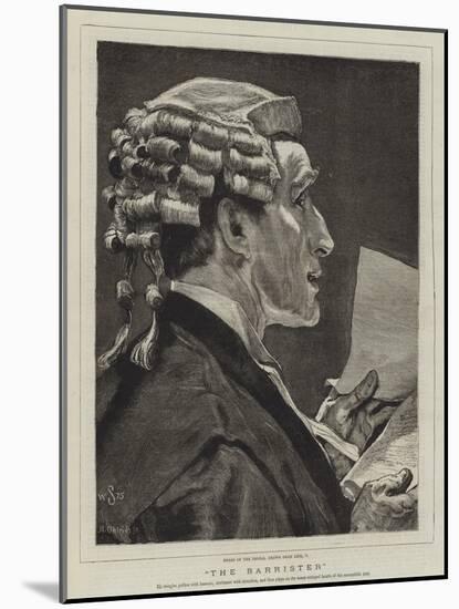 The Barrister-William Small-Mounted Giclee Print