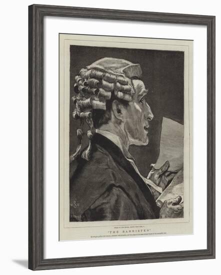 The Barrister-William Small-Framed Giclee Print