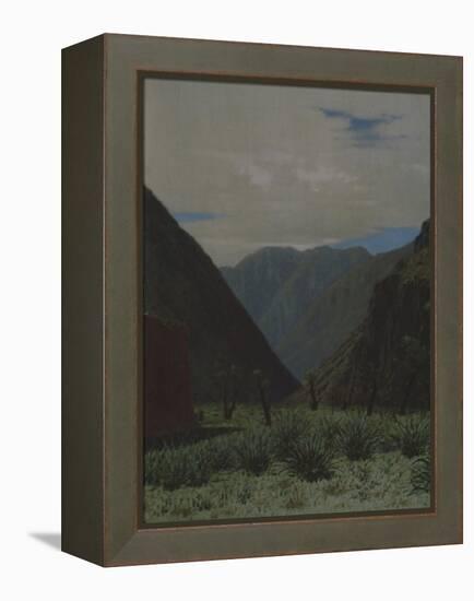 The Barskaun Mountain Pass-Vasili Vasilyevich Vereshchagin-Framed Premier Image Canvas