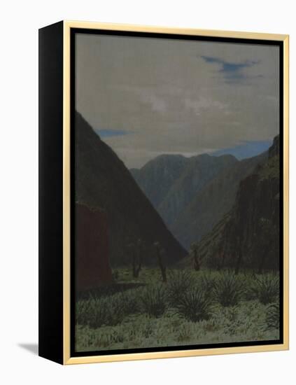 The Barskaun Mountain Pass-Vasili Vasilyevich Vereshchagin-Framed Premier Image Canvas