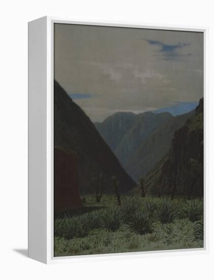 The Barskaun Mountain Pass-Vasili Vasilyevich Vereshchagin-Framed Premier Image Canvas