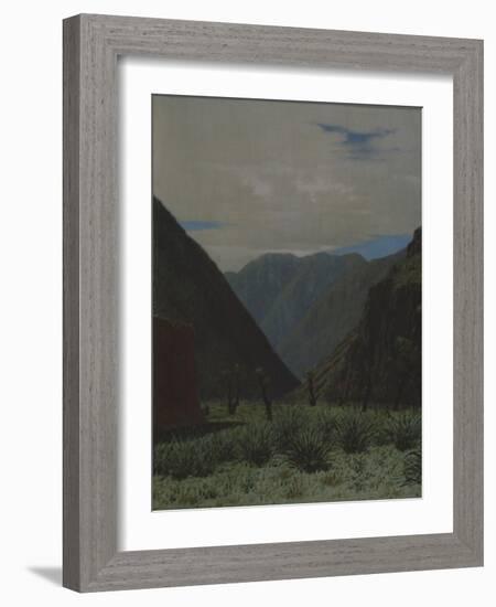 The Barskaun Mountain Pass-Vasili Vasilyevich Vereshchagin-Framed Giclee Print
