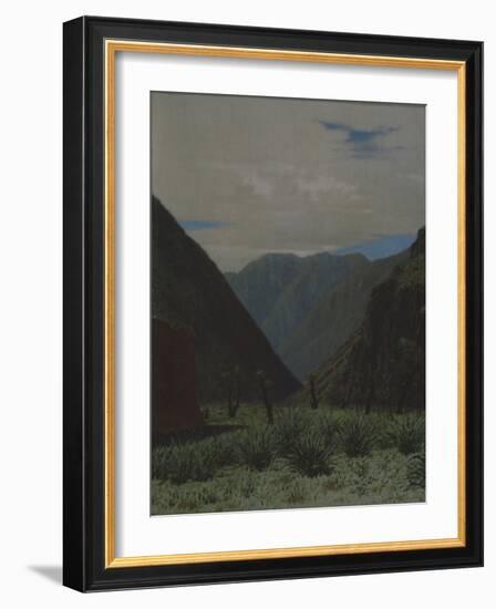 The Barskaun Mountain Pass-Vasili Vasilyevich Vereshchagin-Framed Giclee Print