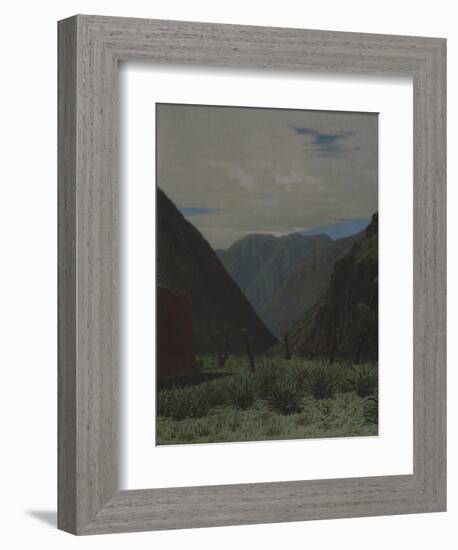 The Barskaun Mountain Pass-Vasili Vasilyevich Vereshchagin-Framed Giclee Print