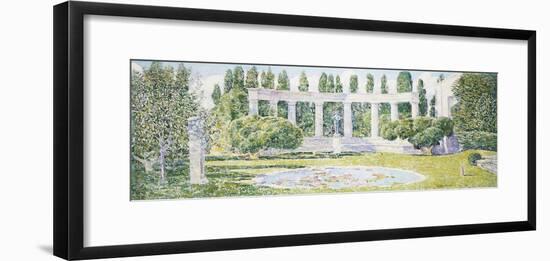 The Bartlett Gardens, Amagansett, 1933-Childe Hassam-Framed Giclee Print