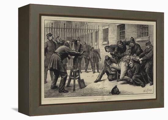 The Bashful Model-Sir Samuel Luke Fildes-Framed Premier Image Canvas