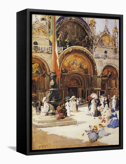 The Basilica Di San Marco-Fernand-marie-eugene Legout-gerard-Framed Premier Image Canvas