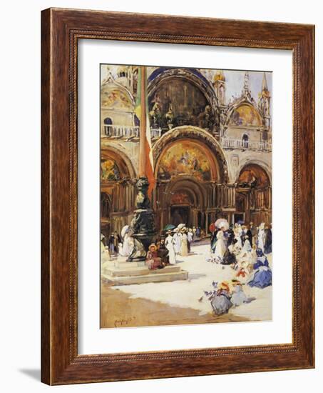 The Basilica Di San Marco-Fernand-marie-eugene Legout-gerard-Framed Giclee Print