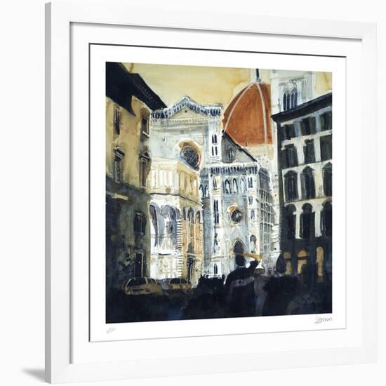 The Basilica di Santa Maria del Fiore, Florence-Susan Brown-Framed Collectable Print