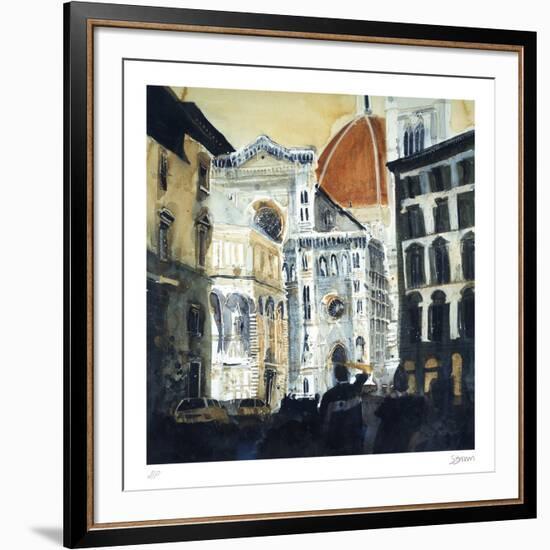 The Basilica di Santa Maria del Fiore, Florence-Susan Brown-Framed Collectable Print