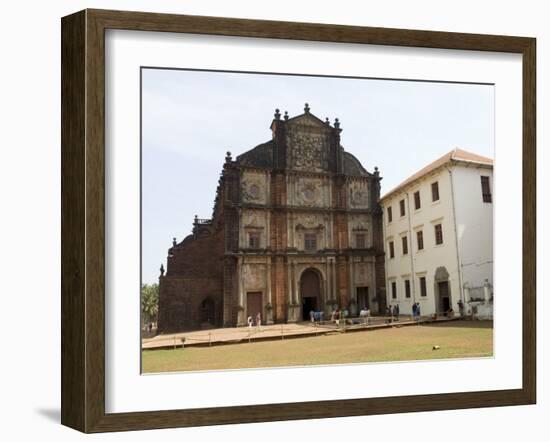 The Basilica of Bom Jesus, Built 1594, Old Goa, Unesco World Heritage Site, Goa, India-R H Productions-Framed Photographic Print