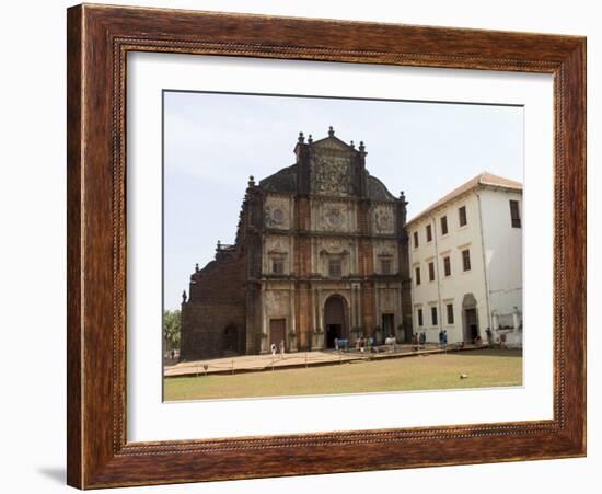 The Basilica of Bom Jesus, Built 1594, Old Goa, Unesco World Heritage Site, Goa, India-R H Productions-Framed Photographic Print