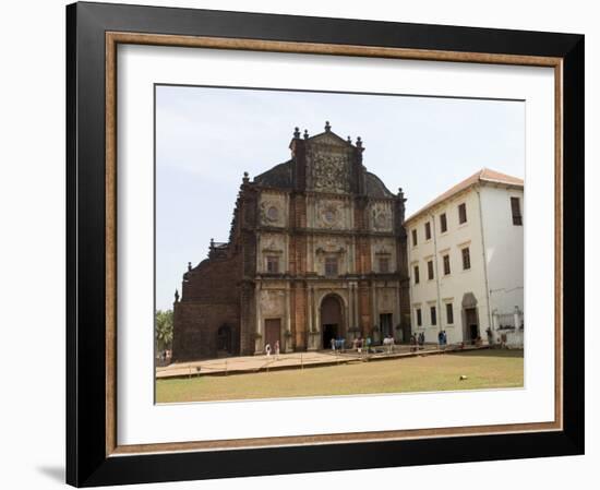 The Basilica of Bom Jesus, Built 1594, Old Goa, Unesco World Heritage Site, Goa, India-R H Productions-Framed Photographic Print