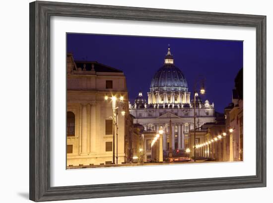 The Basilica of Saint Peter Is Located Within the Vatican City-LatitudeStock-Framed Photographic Print