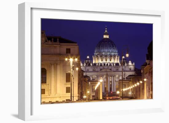 The Basilica of Saint Peter Is Located Within the Vatican City-LatitudeStock-Framed Photographic Print