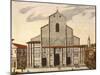 The Basilica of San Petronio in Bologna-Joan Blaeu-Mounted Giclee Print