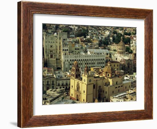The Basilicata and the University, Guanajuato, Capital of Guanajuato State, Central Mexico-Robert Francis-Framed Photographic Print