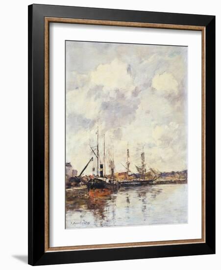 The Basin, 1891-Eugene Louis Boudin-Framed Giclee Print