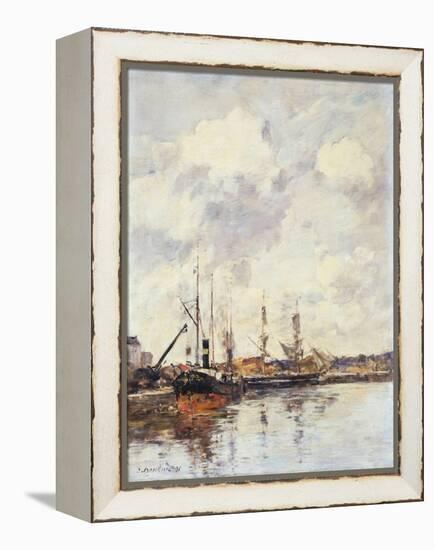 The Basin, 1891-Eugene Louis Boudin-Framed Premier Image Canvas