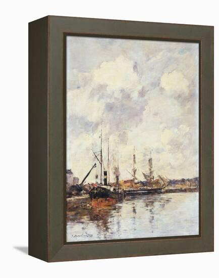 The Basin, 1891-Eugene Louis Boudin-Framed Premier Image Canvas