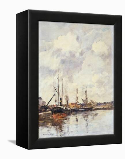 The Basin, 1891-Eugene Louis Boudin-Framed Premier Image Canvas