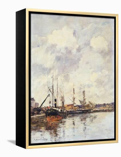 The Basin, 1891-Eugene Louis Boudin-Framed Premier Image Canvas