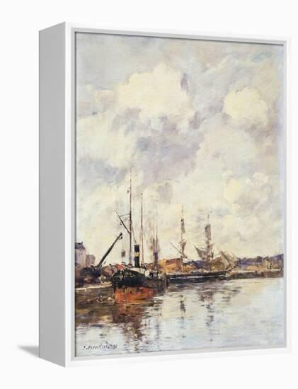 The Basin, 1891-Eugene Louis Boudin-Framed Premier Image Canvas