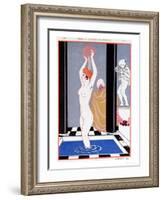 The Basin, 1914-Georges Barbier-Framed Giclee Print