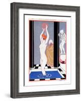 The Basin, 1914-Georges Barbier-Framed Giclee Print
