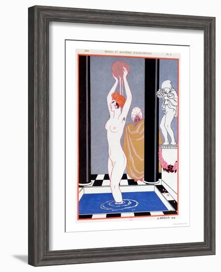 The Basin, 1914-Georges Barbier-Framed Giclee Print