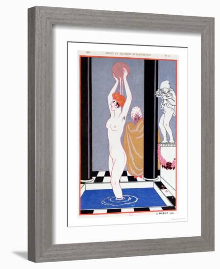 The Basin, 1914-Georges Barbier-Framed Giclee Print