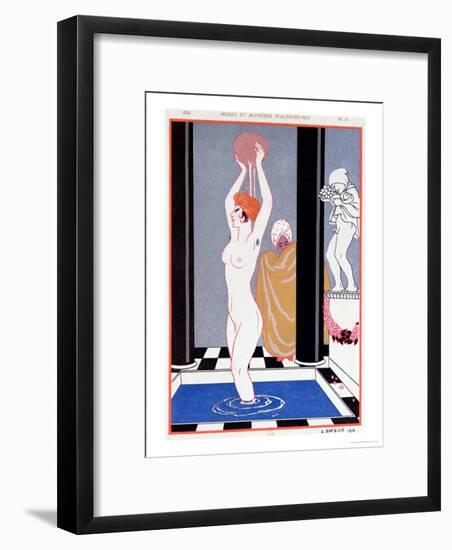 The Basin, 1914-Georges Barbier-Framed Giclee Print