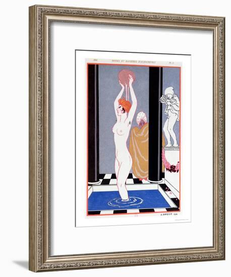 The Basin, 1914-Georges Barbier-Framed Giclee Print