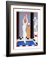 The Basin, 1914-Georges Barbier-Framed Giclee Print