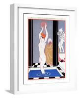 The Basin, 1914-Georges Barbier-Framed Giclee Print