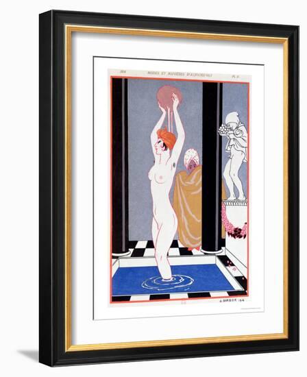 The Basin, 1914-Georges Barbier-Framed Giclee Print
