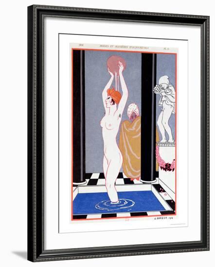 The Basin, 1914-Georges Barbier-Framed Giclee Print