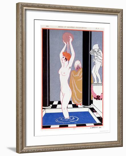 The Basin, 1914-Georges Barbier-Framed Giclee Print