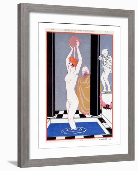 The Basin, 1914-Georges Barbier-Framed Giclee Print