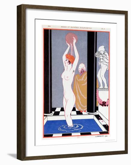 The Basin, 1914-Georges Barbier-Framed Giclee Print