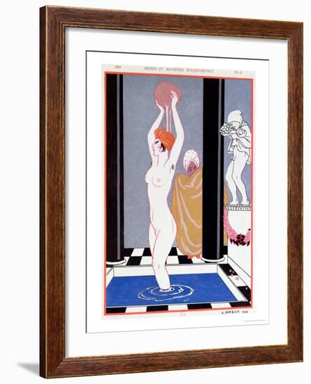 The Basin, 1914-Georges Barbier-Framed Giclee Print