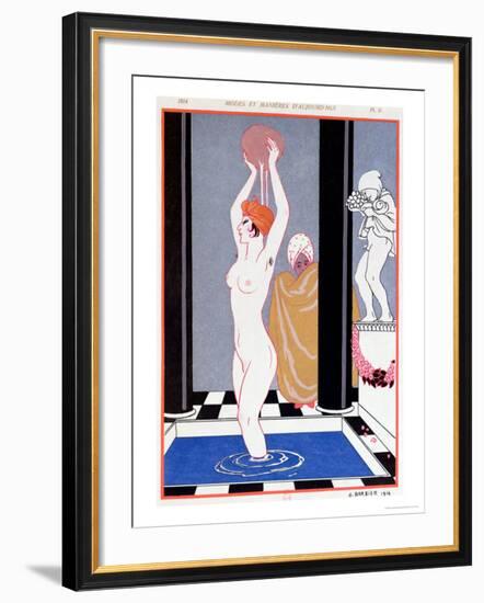 The Basin, 1914-Georges Barbier-Framed Giclee Print