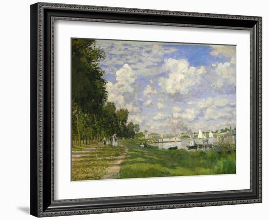 The Basin At Argenteuil, Ca. 1872-Claude Monet-Framed Giclee Print