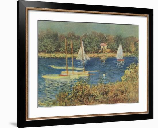 The Basin at Argenteuil-Claude Monet-Framed Collectable Print