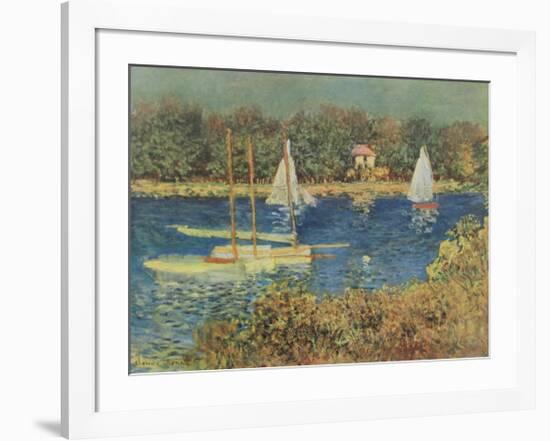 The Basin at Argenteuil-Claude Monet-Framed Collectable Print