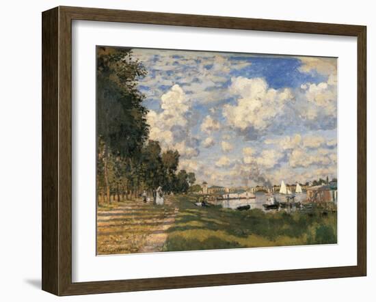 The Basin at Argenteuil-Claude Monet-Framed Giclee Print